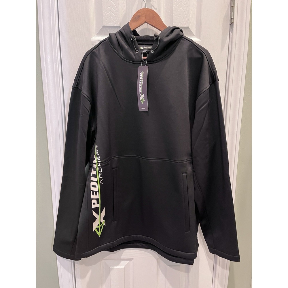 NWT Xpedition Archery Pullover Hoodie Jacket Men Sz 2XL Black Swag Series